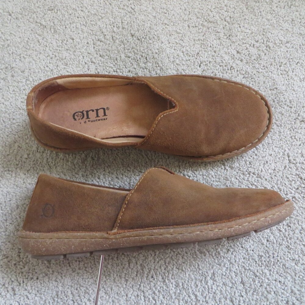 Born Brown Leather Loafers